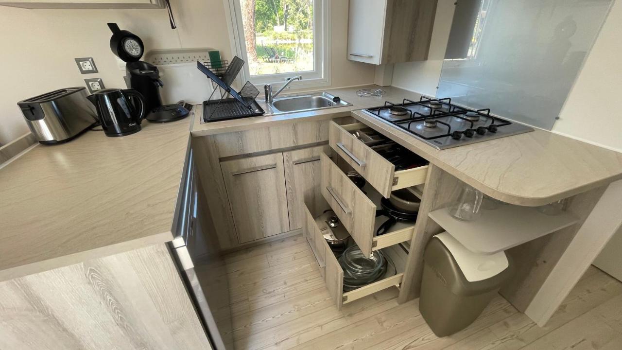 Mobil Home Xxl - Bord Lac - Camping Les Viviers - Lege Cap Ferret Εξωτερικό φωτογραφία