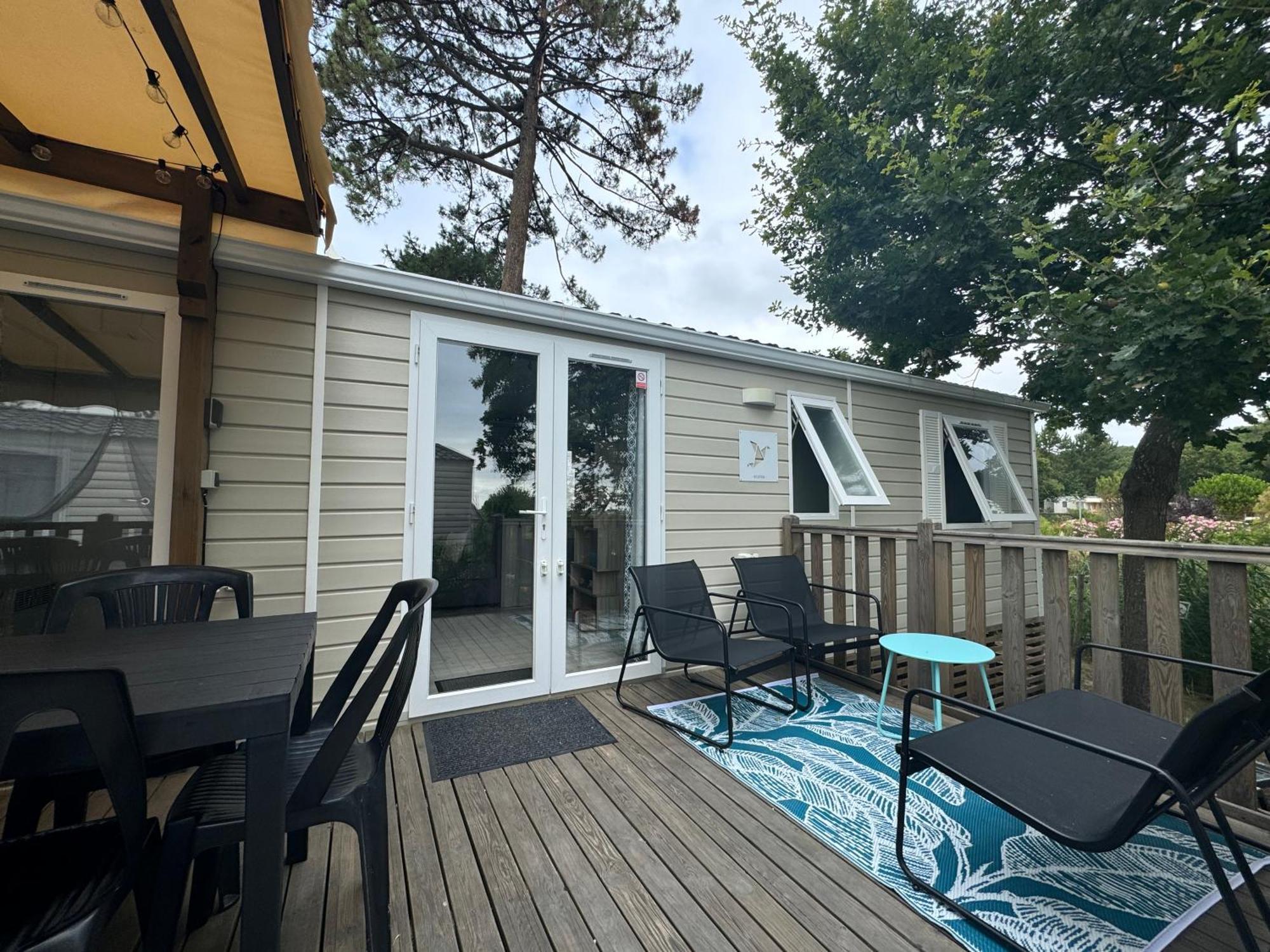 Mobil Home Xxl - Bord Lac - Camping Les Viviers - Lege Cap Ferret Εξωτερικό φωτογραφία